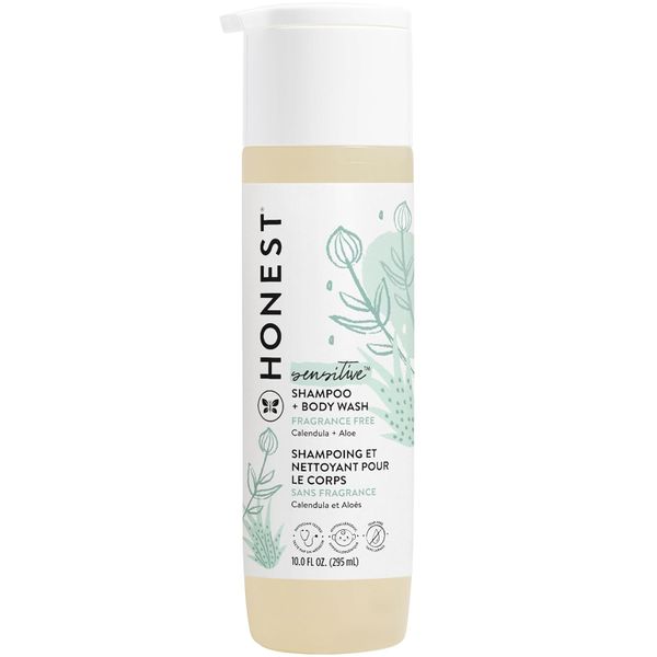 The Honest Company 2-in-1 Cleansing Shampoo + Body Wash for Sensitive Skin