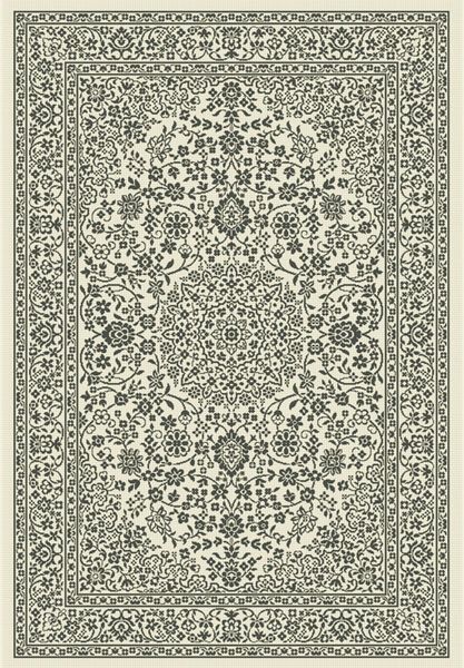 Rug Warehouse Sultan Vintage Medallion Black