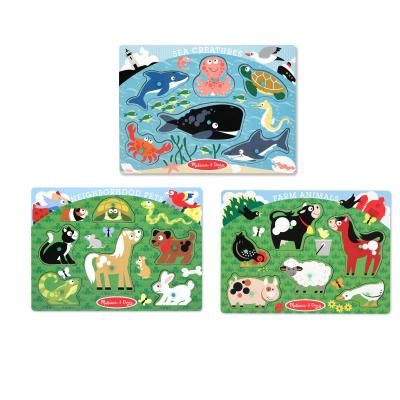 Peg Puzzle Bundle - Farm Anima Peg Puzzle Bundle - Farm Anima