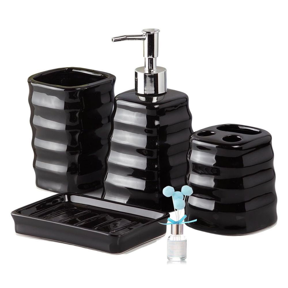 Set of 5 - Modern Ceramic Bathroom Accessories Set | Shop Today. Get it Tomorrow! | takealot.com