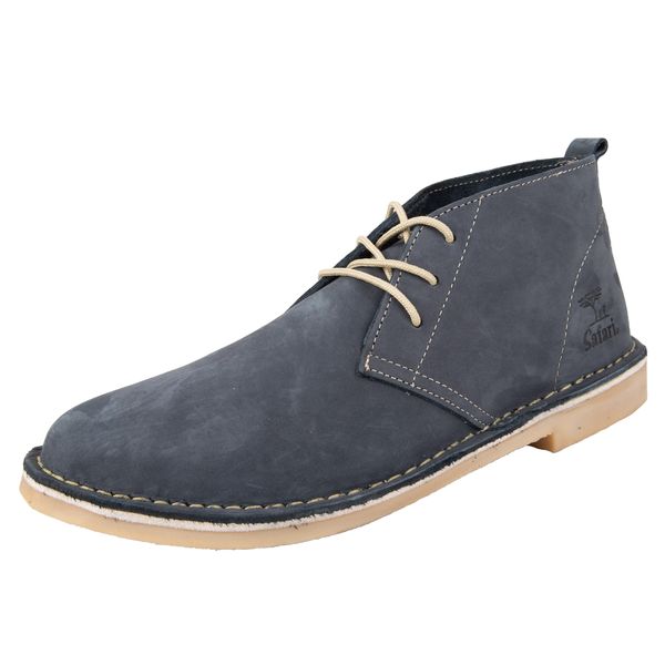 Bata Mens Safari Boot Nubuck Navy
