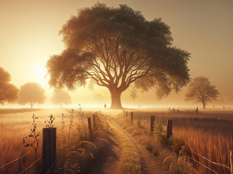 Modern Canvas Wall Art Home Decor - Misty Morning