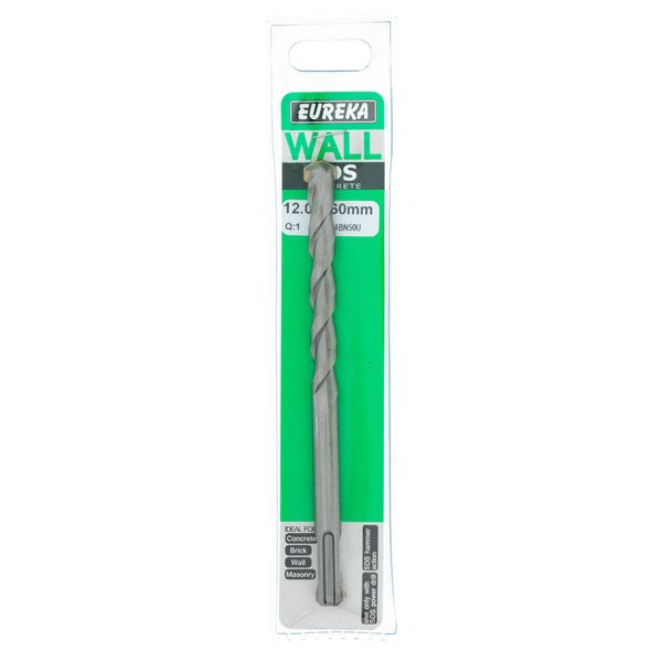 EUREKA DRILL BITS SDS Plus 12 x 160mm Q:1 for Masonry/Concrete 4BN50U