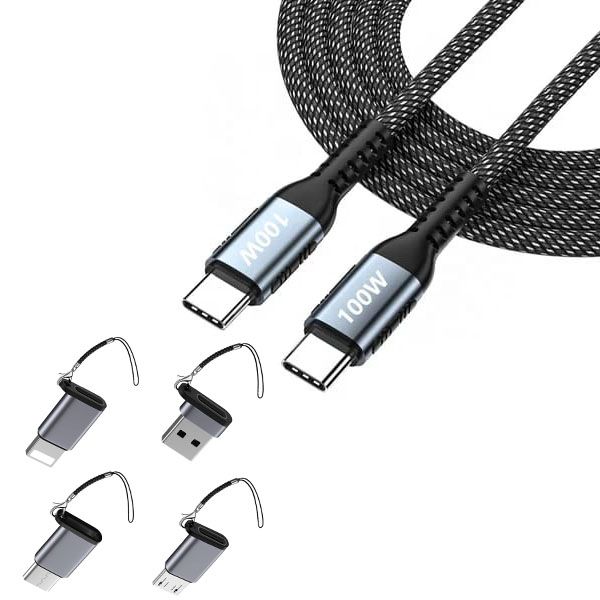 Type C Fast Charger Cable 100watts, iPhone Fast Charger Cable