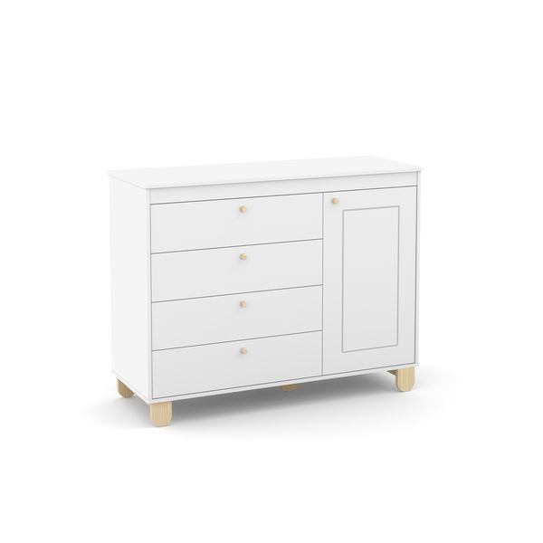 George &amp; Mason Baby - Zupy 4 Drawer 1 Door Chest of Drawers