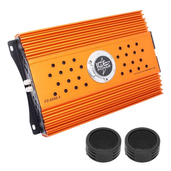 Ice Power FZ-6500.4 FZ Series 6500w 4-Channel Amplifier &amp; Evo Tweeters