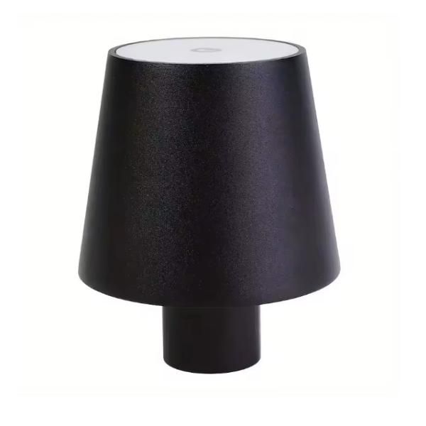 3 Colour Rechargeable Wine Bottle Light - Desk Lamp - Black