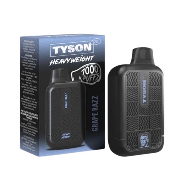 Tyson Vapes - Grape Razz - 5% Nicotine Salt
