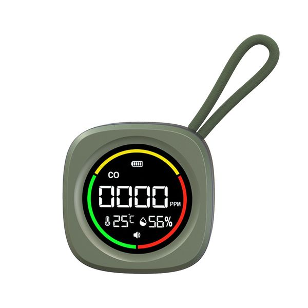 3-in-1 Camp Safety Monitor | CO/Humidity/Temp Alarm | 624H Battery | Type-C