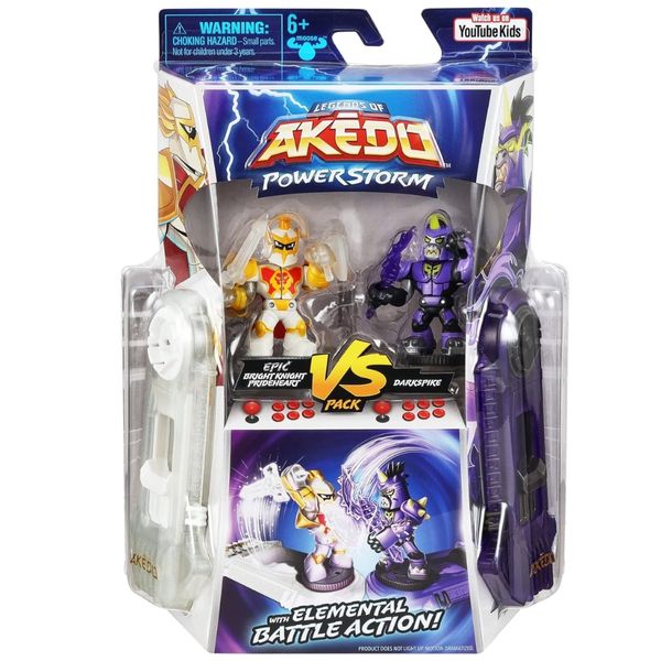 Akedo - Versus 2 Pack - Epic Bright Knight Pride Heart VS Darkspine