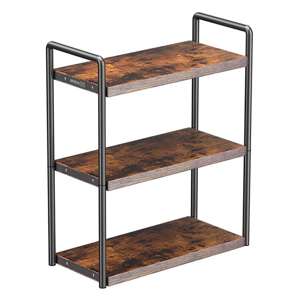 MIkaco 3-Tier Countertop Storage Shelves Rack(H40cm)