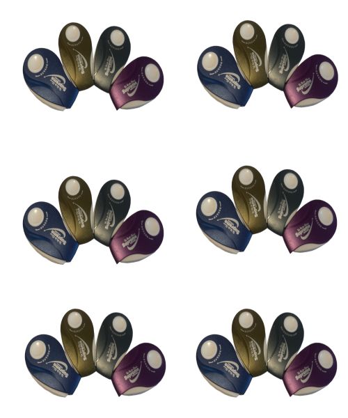 24 Piece Supreme Stationery Rotary Eraser - Dark Plastic Cover - Multipacks