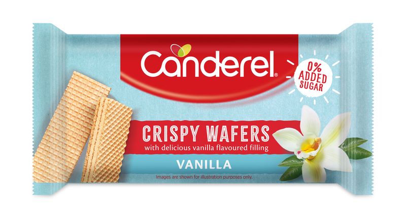 Canderel Wafer Bar - Vanilla - 16 x 45g