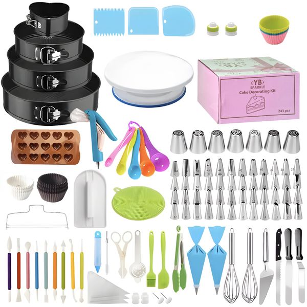 243-PC Cake Decorating Kit - Perfect Gift