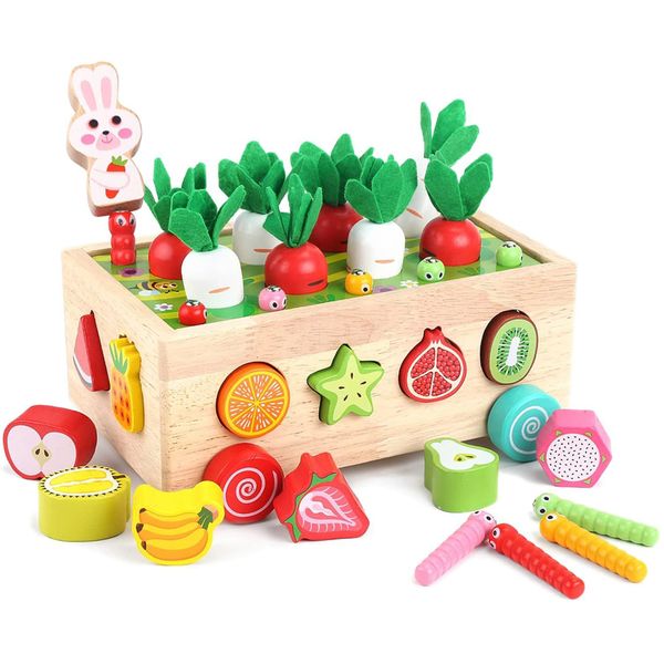 Wooden Educational Toys Toddlers Montessori Wooden Educational Toys