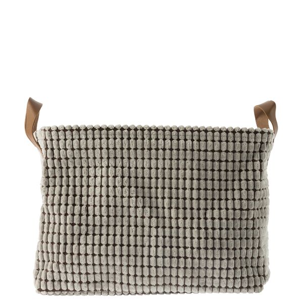 George &amp; Mason Fabric Storage Basket Beige Medium