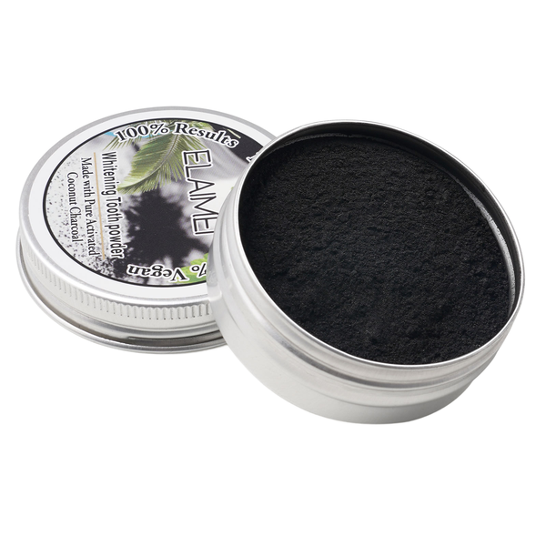 Coconut Bamboo Black Tooth Whitening Organic Activated Charcoal Powder