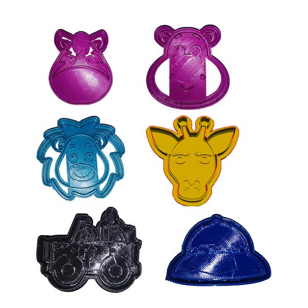 Animal Cookie Cutter Set - Safari