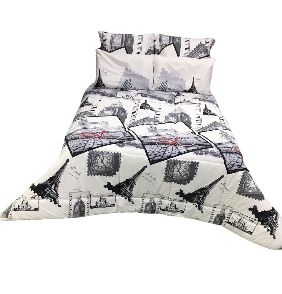 5 Piece Eiffel Tower Comforter Set Buy Online in South Africa