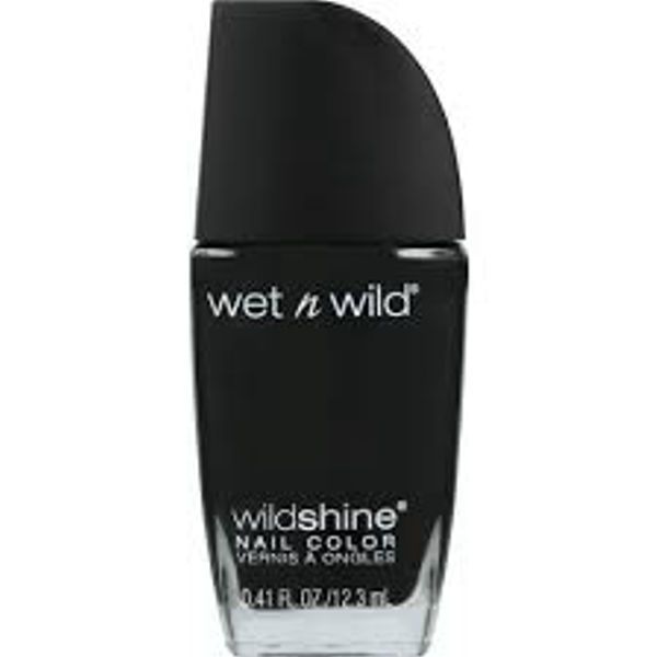 Wet n Wild Wild Shine Nail Color, Black Crème