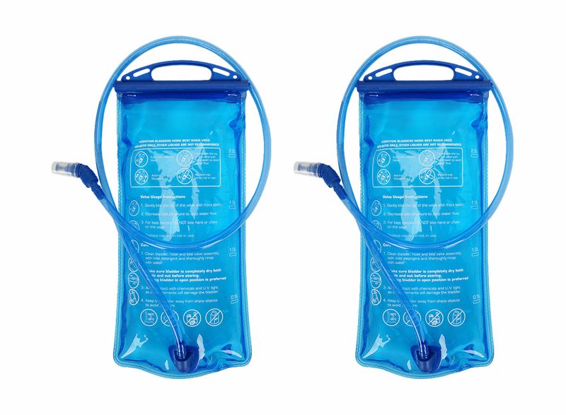 Hydration Bladder Water Reservoir 2 Liter BPA Free Water Bladder-2 Piece