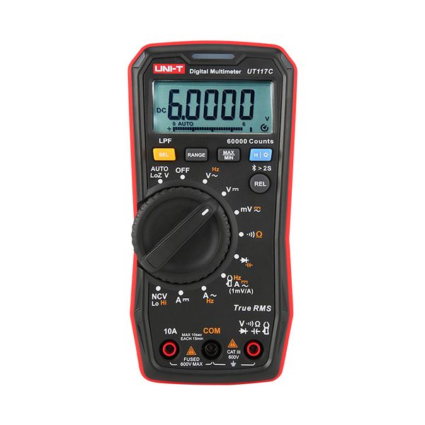 UNI-T UT117C High Precision TRMS 600V AC/DC Digital Multimeter