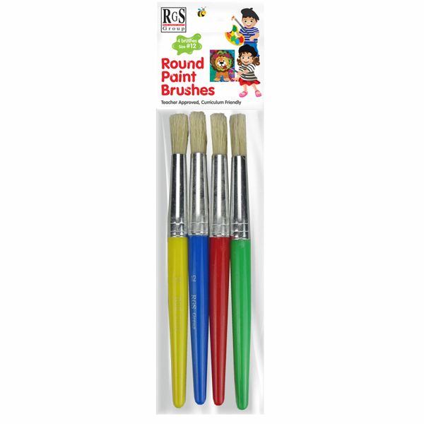 RGS Group Round Paintbrushes Set of 4- Large