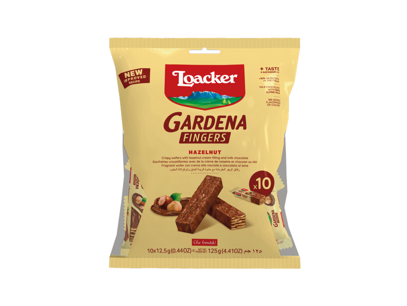 Loacker Gardena Fingers Hazelnut 125g