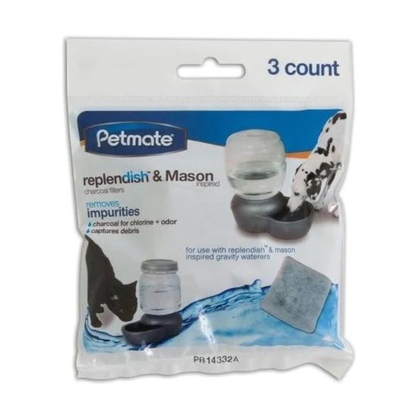 Petmate Replendish Filter Replacement - 3 Pack