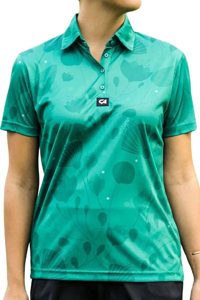 CA Ladies Funky Golf Shirt | Floating Greens