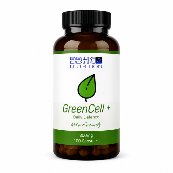 GreenCell+ Moringa and Spirulina 800mg 100 Capsules