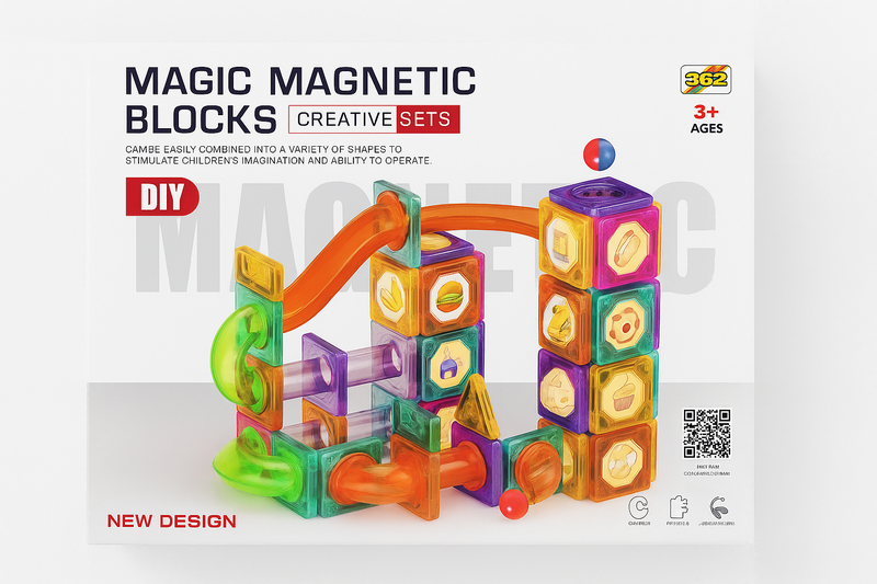 Kid Toy Magnetic Pipeline Building Block - 94-Piece