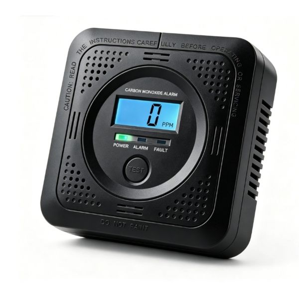 Carbon Monoxide Detector With LCD Constant Display, 85dB Alarm &amp; Low Power