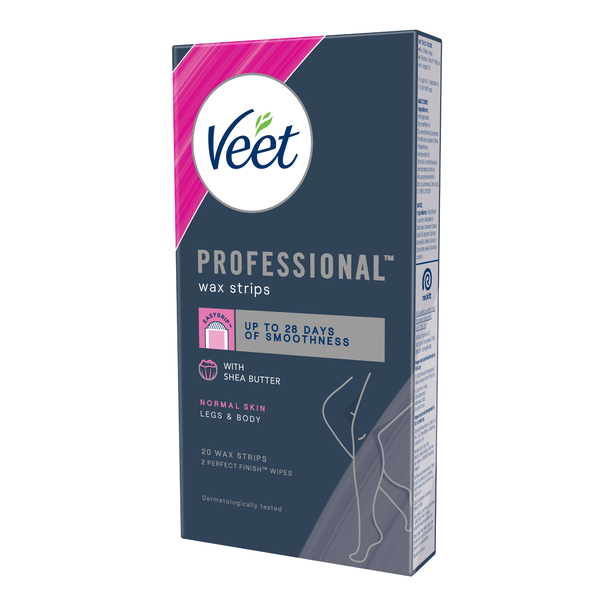 Veet 20 s, Hair Removal, Wax Strips, Normal Skin