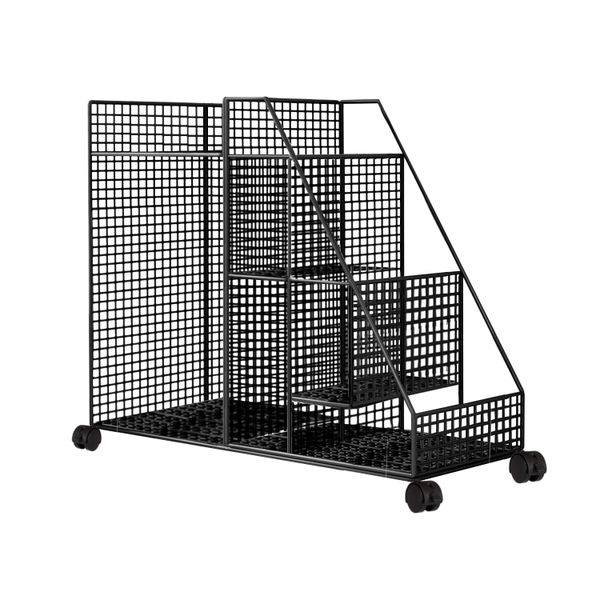 Decor Office Under-desk Metal Mobile bookshelf storage Cart (50cm)