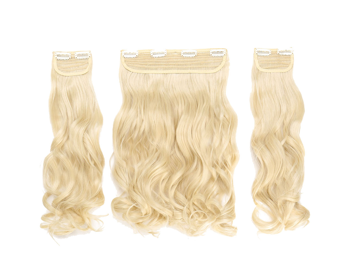 clip in curly hair extensions blonde