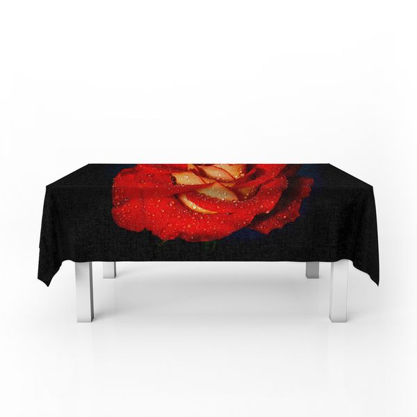 Roses Are Red By Annette Heymans Rectangle Tablecloth