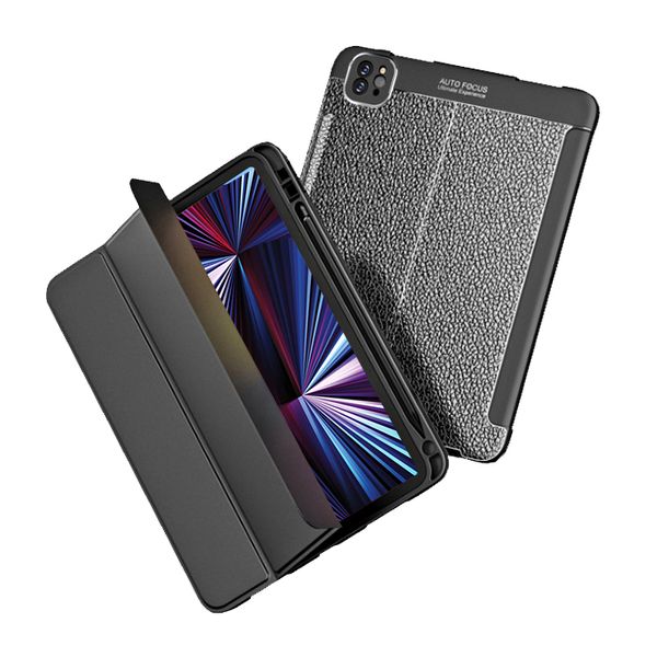 Protective Folio Smart Wake Case for Apple iPad Pro 11" (2020) - Black