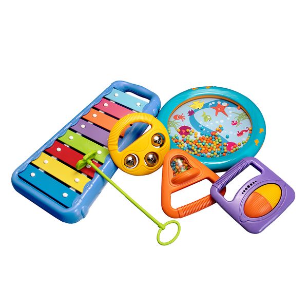 Halilit Music Instrument for Babies &amp; Toddlers Orchestra Set: 5 Instruments