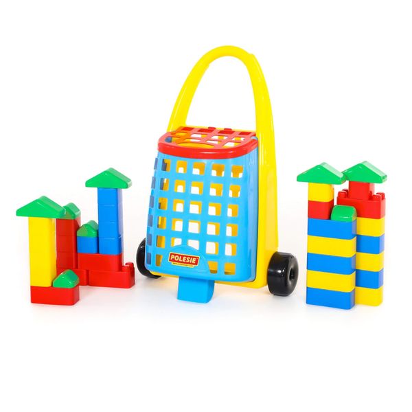 Jumbo Building Blocks Playset in Trolley 38 Piece