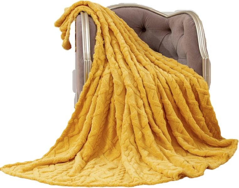 Versatile Jacquard Fleece Blanket Sofa Throw 120 x 200cm