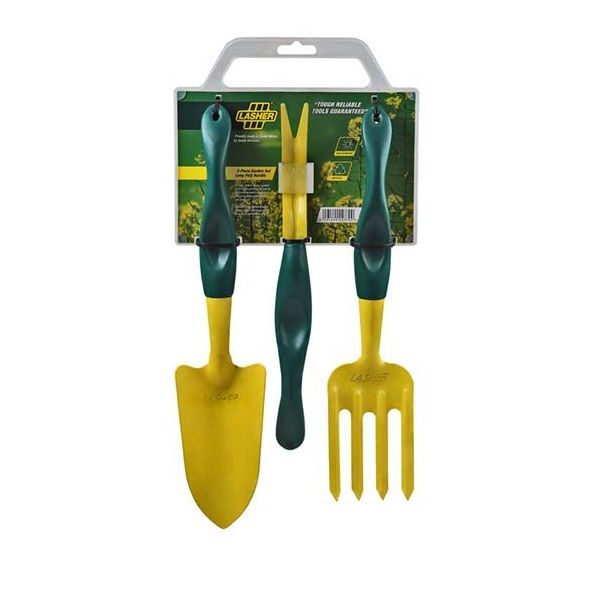 Lasher - Set of 3 Garden Set - Long Poly Handle