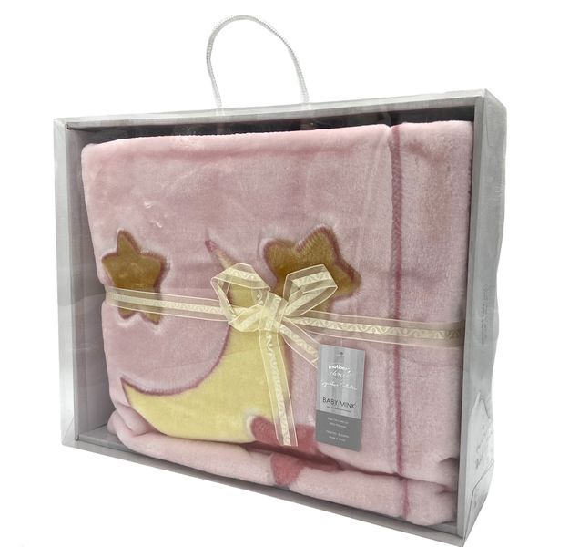 Baby Blanket - Pink Blocks