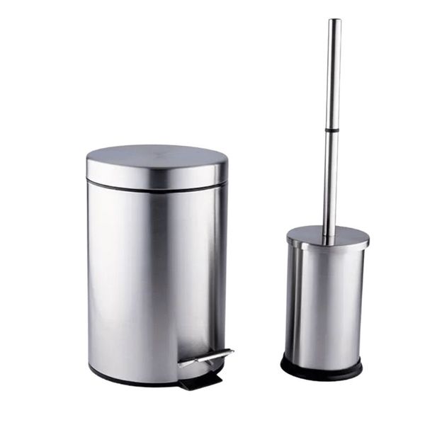 Bathroom Set, Stainless Steel, 2 Pieces