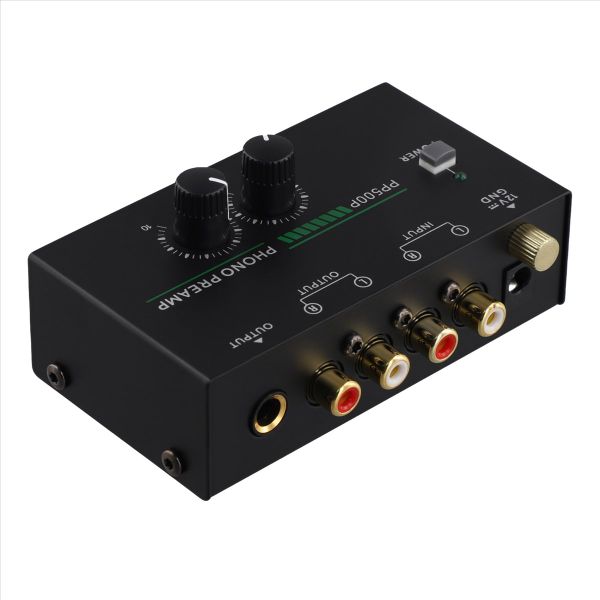 Phono Turntable Preamp, Phonograph Preamplifier with R C A Input, RCA/TRS O