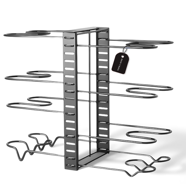 Topika - 8Tier Adjustable Pot and Pan Organizer Rack, DIY for Home Decor