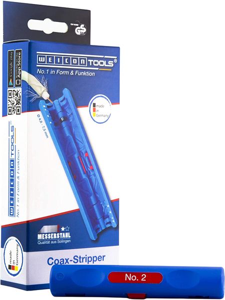 WEICON Coax-Stripper No. 2 | For common coaxial cables