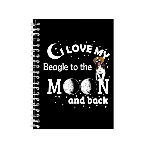 Beagle Notebook Dog Gift Idea Writing Book Notepad Pad 23