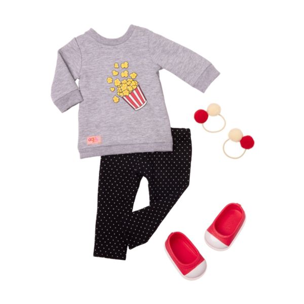 Our Generation Regular Popcorn Print Outfit – Pop Pop Top