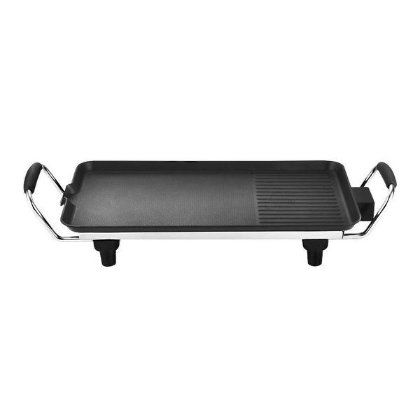 Black Health Grill - Non-Stick Surface &amp; Adjustable Temperature